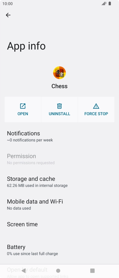 Press Storage and cache. Press Storage and cache.