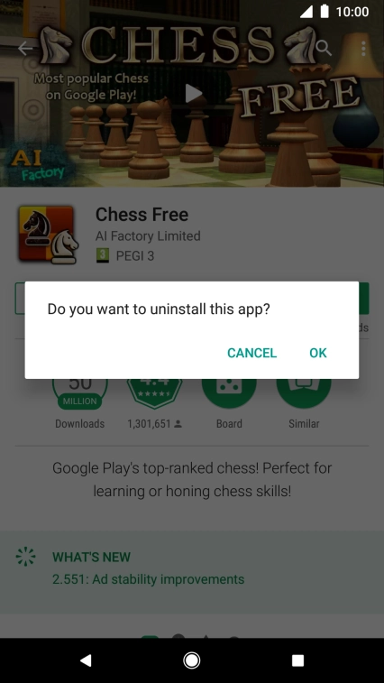 Press OK. Press OK.