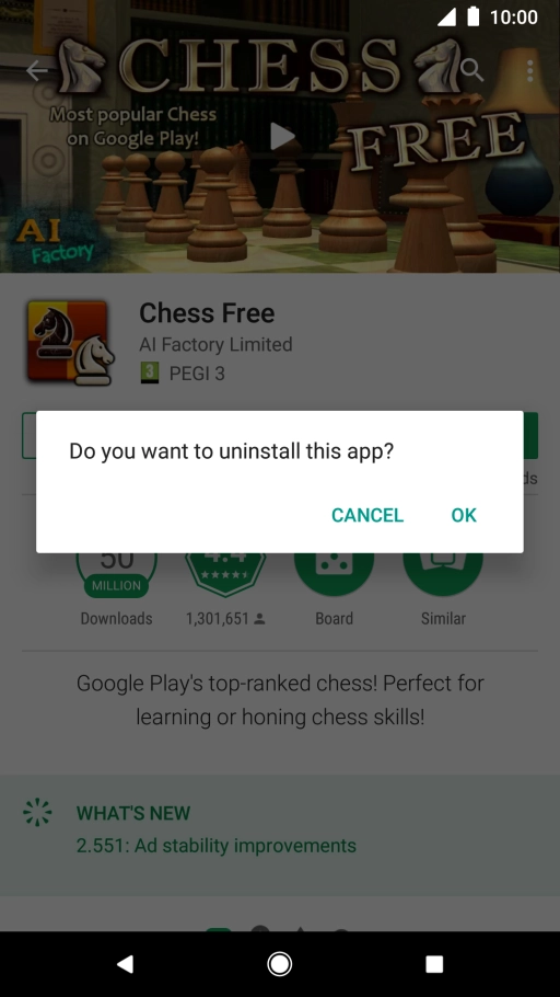 Press OK. Press OK.