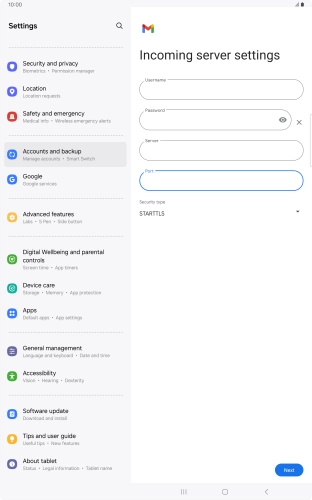Press the drop down list below Press the drop down list below