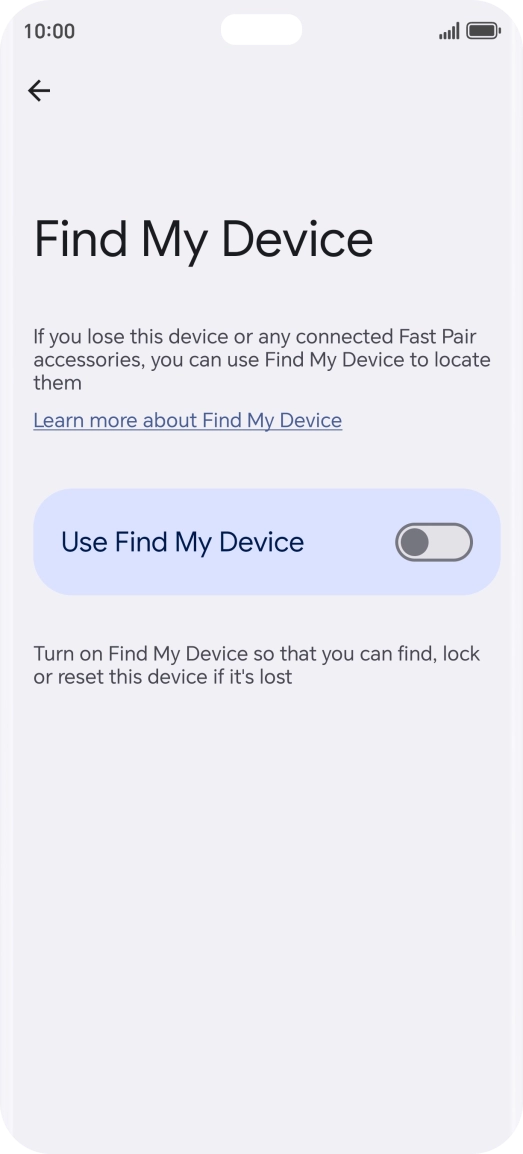 Press the indicator next to Press the indicator next to