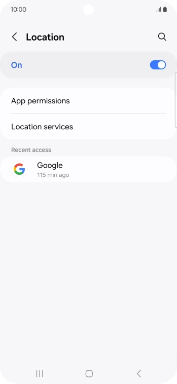 Press App permissions. Press App permissions.