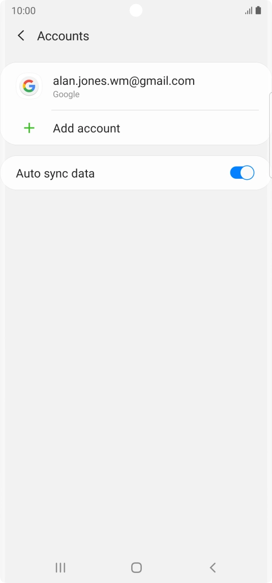 Press the Home key to return to the home screen. Press the Home key to return to the home screen.