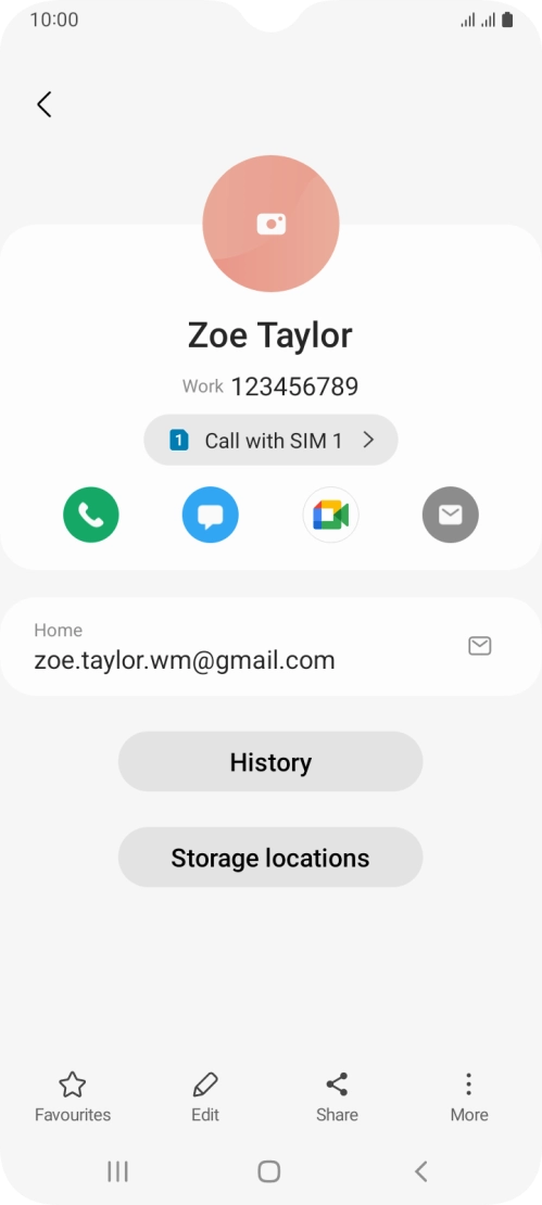 Press the call icon. Press the call icon.