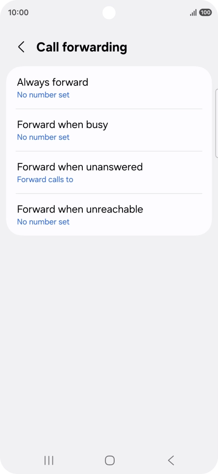 Press the Home key to return to the home screen. Press the Home key to return to the home screen.