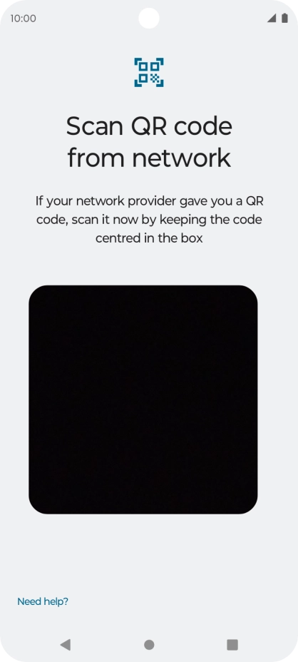 Place the QR code you've received inside the phone camera frame to scan the code. Place the QR code you've received inside the phone camera frame to scan the code.