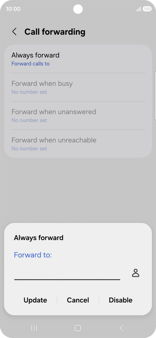 Press Disable. Press Disable.