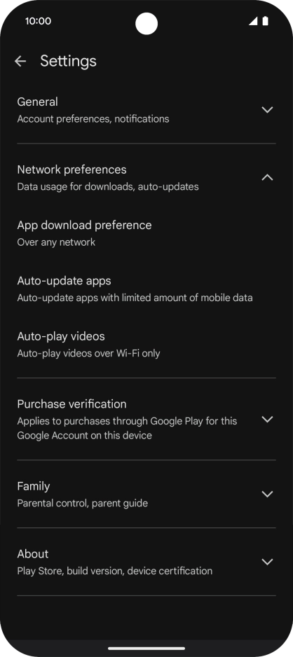 Press Auto-update apps. Press Auto-update apps.