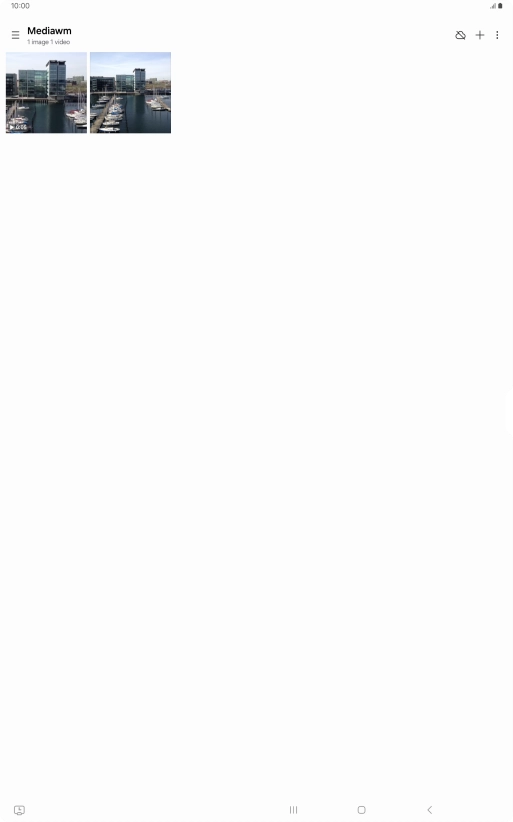 Press and hold the required picture or video. Press and hold the required picture or video.