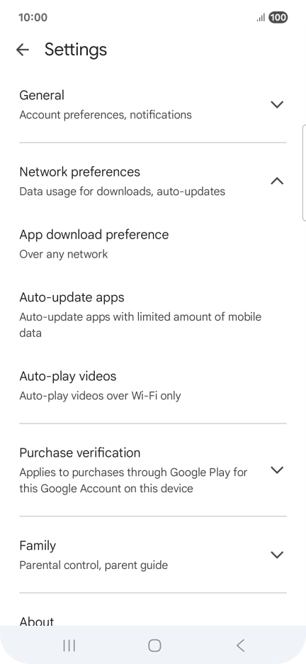Press Auto-update apps. Press Auto-update apps.