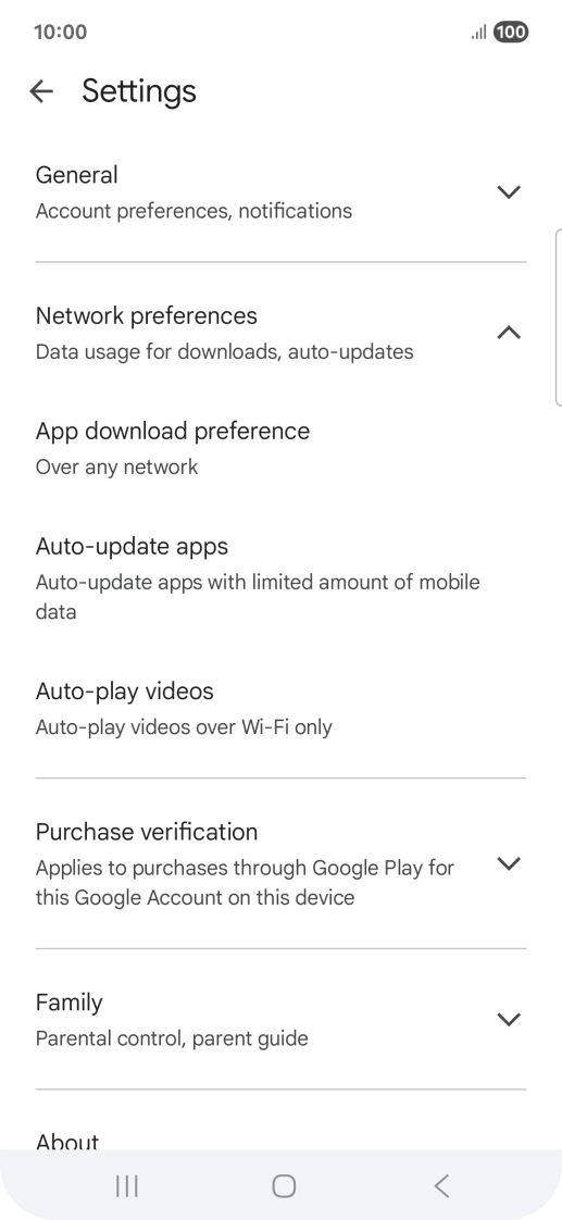 Press Auto-update apps. Press Auto-update apps.