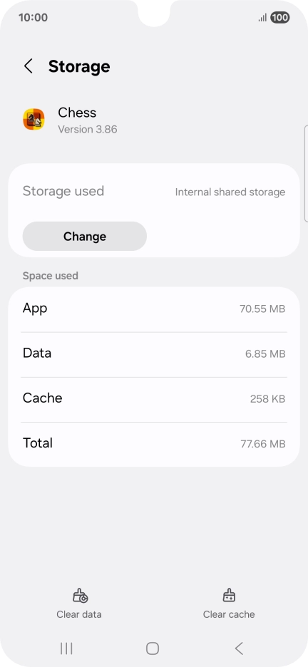Press Clear cache. Press Clear cache.