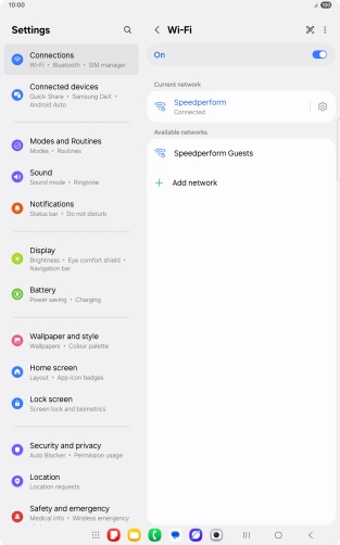 Press the Home key to return to the home screen. Press the Home key to return to the home screen.