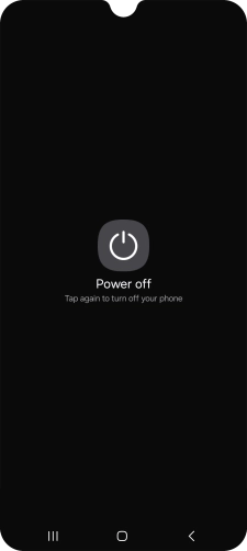 Press Power off. Press Power off.