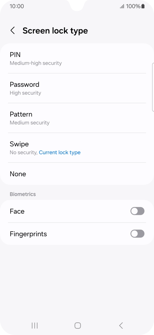 Press Fingerprints. Press Fingerprints.