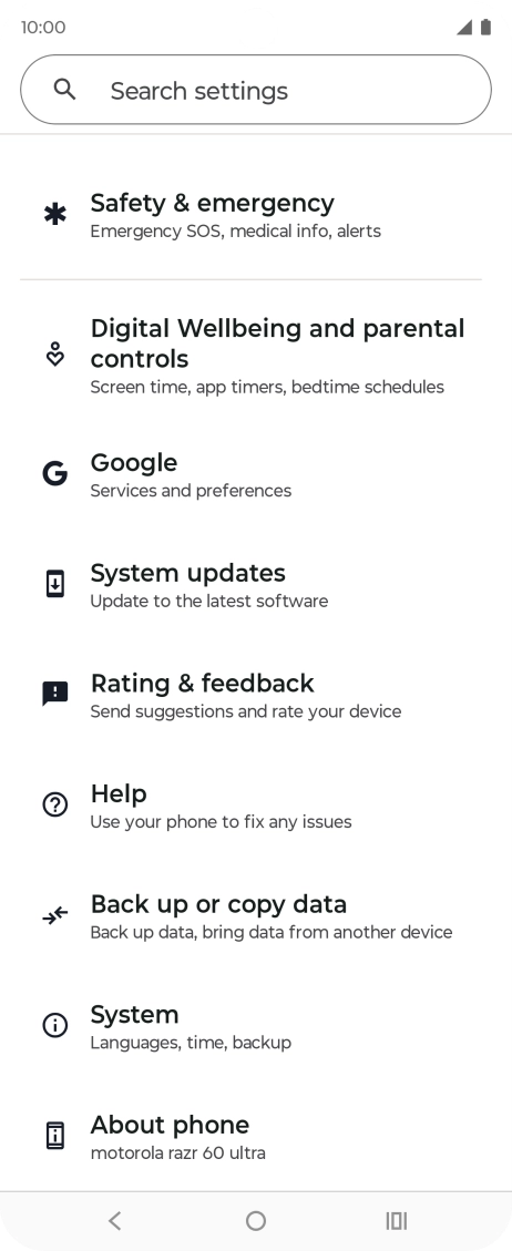 Press System updates. Press System updates.