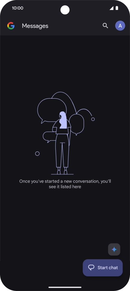 Press the Gemini icon. Press the Gemini icon.
