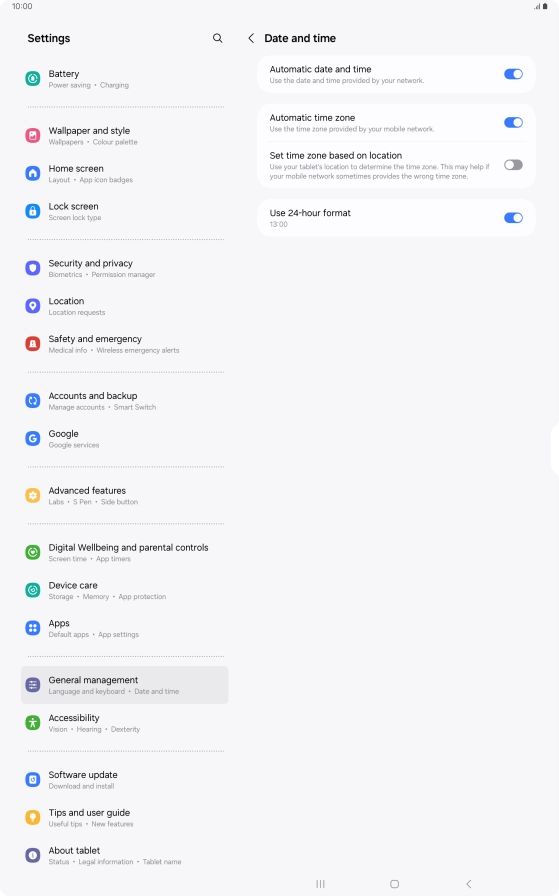 Press the Home key to return to the home screen. Press the Home key to return to the home screen.