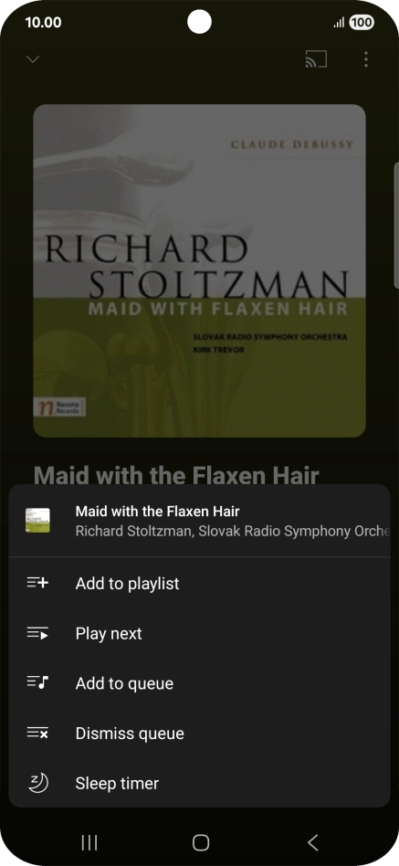 Press the add icon. Press the add icon.