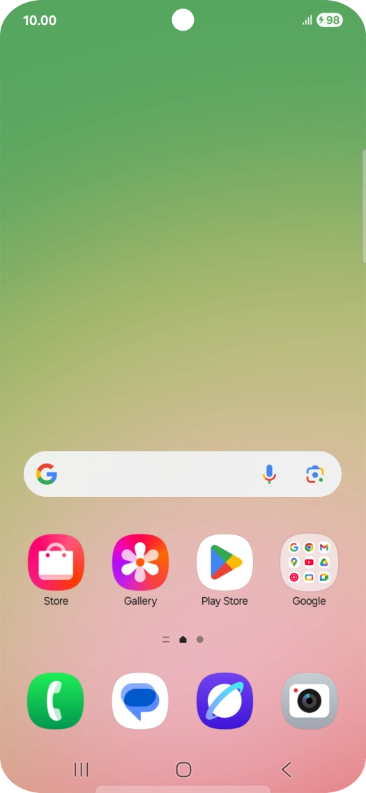 When the battery charging icon is displayed, charging is in progress. When the battery charging icon is displayed, charging is in progress.