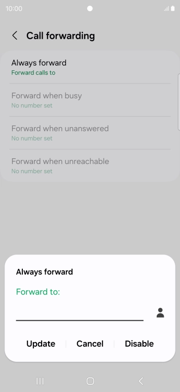 Press Disable. Press Disable.