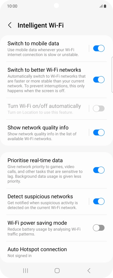 Press the indicator next to Press the indicator next to