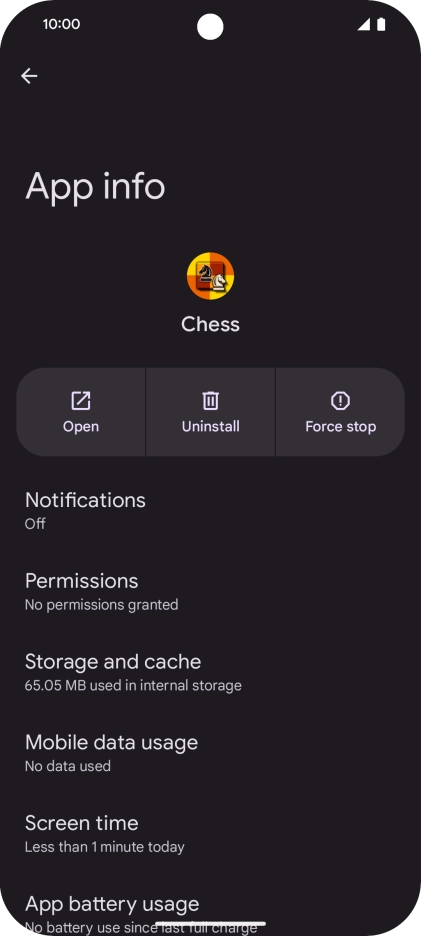Press Storage and cache. Press Storage and cache.