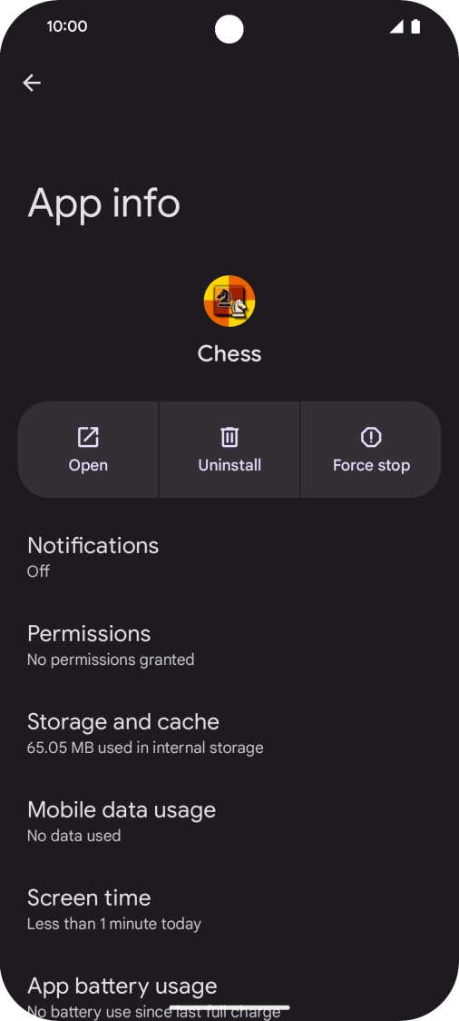 Press Storage and cache. Press Storage and cache.