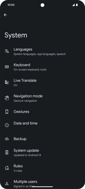 Press System update. If a new software version is available, it's displayed. Follow the instructions on the screen to update the phone software. Press System update. If a new software version is available, it's displayed. Follow the instructions on the screen to update the phone software.