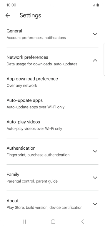 Press Auto-update apps. Press Auto-update apps.