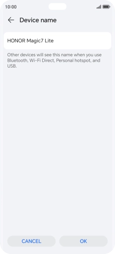 Press OK. Press OK.