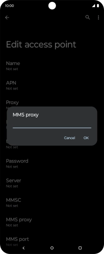Key in 149.254.201.135 and press OK. Key in 149.254.201.135 and press OK.