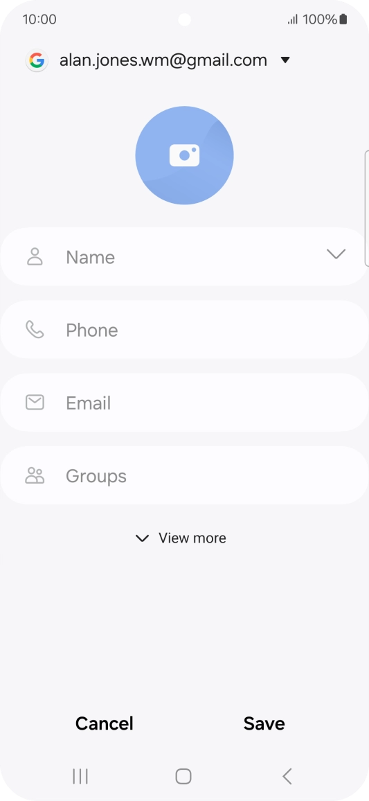 Press Name and key in the required name. Press Name and key in the required name.