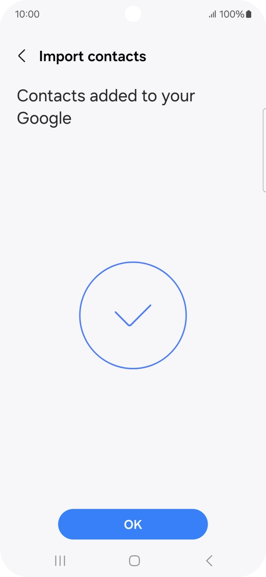 Press OK. Press OK.
