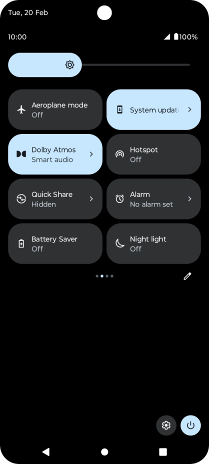 Press Battery Saver to turn on the function. Press Battery Saver to turn on the function.