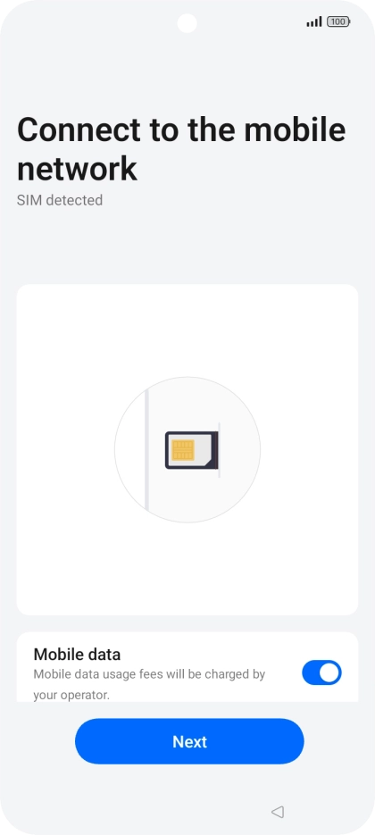 Press the indicator next to Press the indicator next to