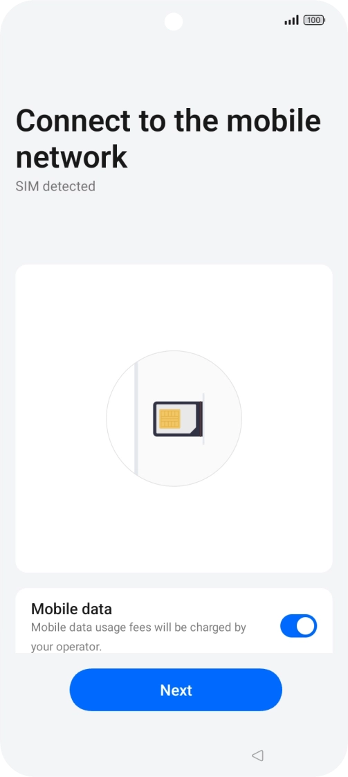 Press the indicator next to Press the indicator next to