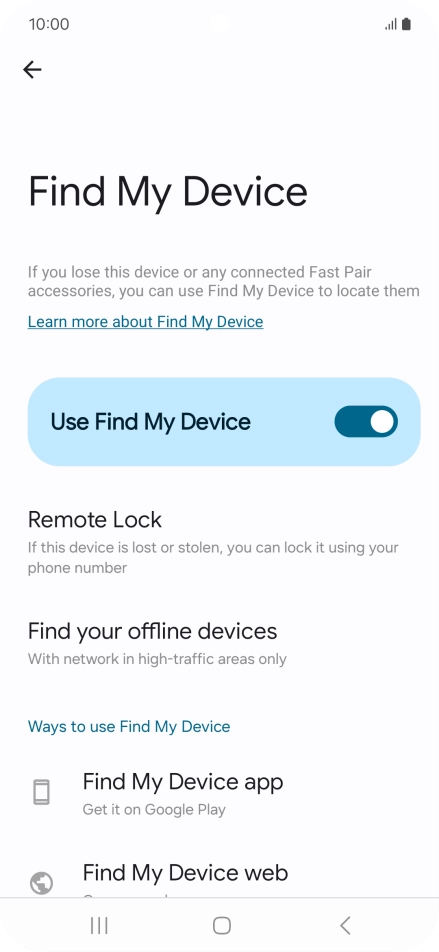 Press the Home key to return to the home screen. Press the Home key to return to the home screen.