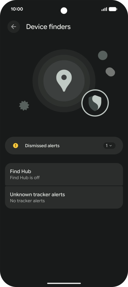Press Find Hub. Press Find Hub.