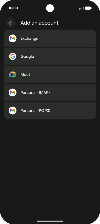Press Google. Press Google.