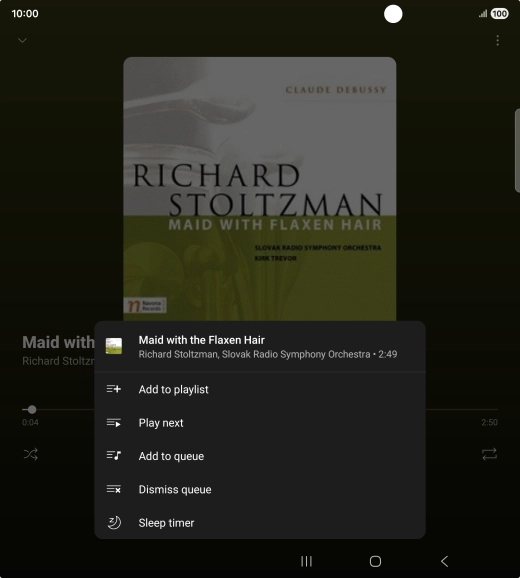 Press the add icon. Press the add icon.