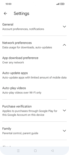 Press Auto-update apps. Press Auto-update apps.