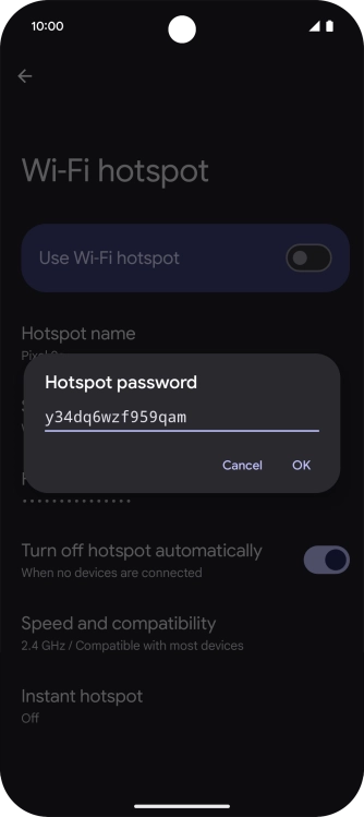 Press OK. Press OK.