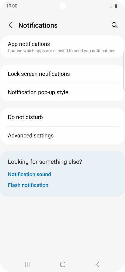 Press App notifications. Press App notifications.