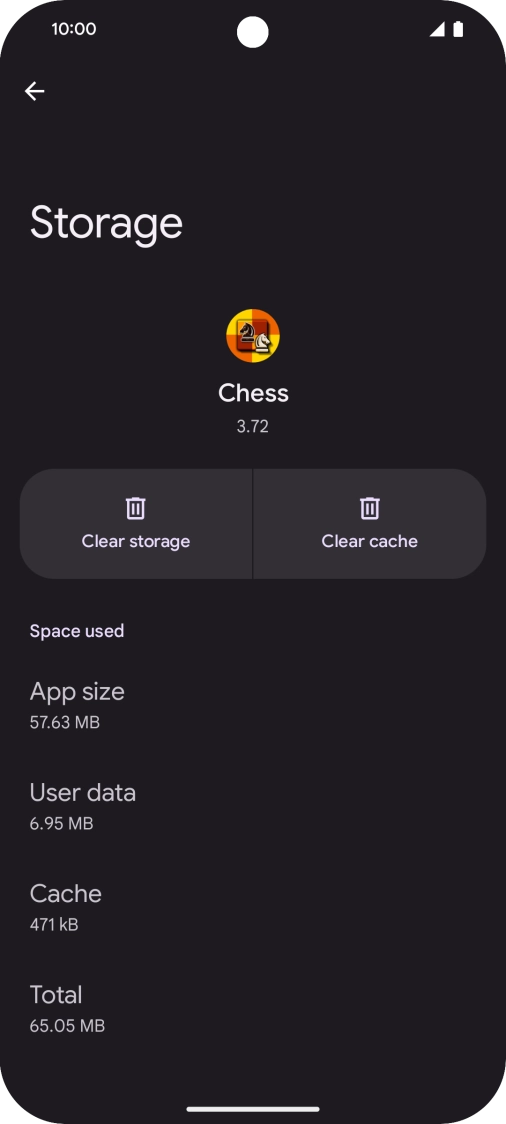 Press Clear cache. Press Clear cache.