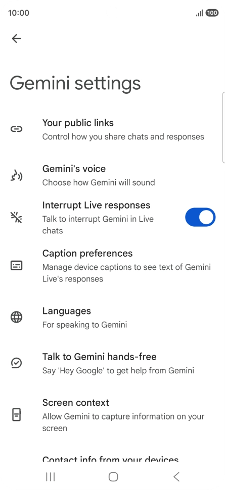 Follow the instructions on the screen to select the required settings. Follow the instructions on the screen to select the required settings.