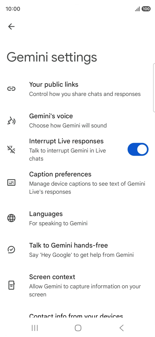 Follow the instructions on the screen to select the required settings. Follow the instructions on the screen to select the required settings.