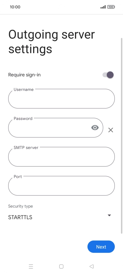 Press the indicator next to Press the indicator next to