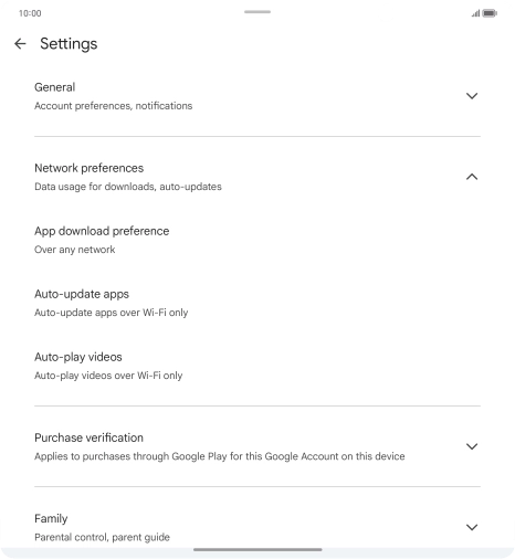 Press Auto-update apps. Press Auto-update apps.