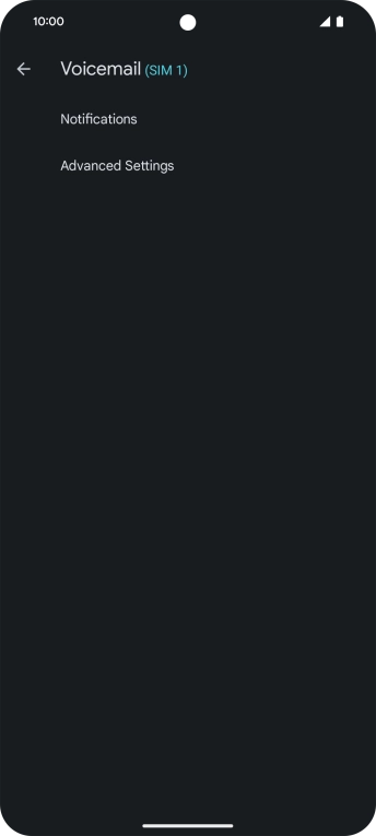 Press Advanced Settings. Press Advanced Settings.